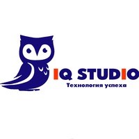 Логотип компании IQStudio, репетиторский центр